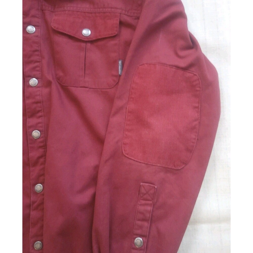 Columbia Men's Hyland Woods Deep Rust Shirt Jacket Size Medium - Picture 8 of 14